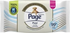 Page Puur Vochtig Toiletpapier - Extra Duurzaam Vochtig Wc Papier - 12 X 38 Stuks - Voordeelverpakking -Huishoudproducten Verkoop 1200x564 2