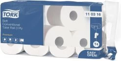Tork Traditioneel Toiletpapier 3-laags Wit 250 Vel T4 Premium -Huishoudproducten Verkoop 1200x611 4