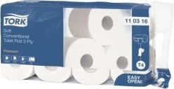 Tork Traditioneel Toiletpapier 3-laags Wit 250 Vel T4 Premium -Huishoudproducten Verkoop 1200x617 1