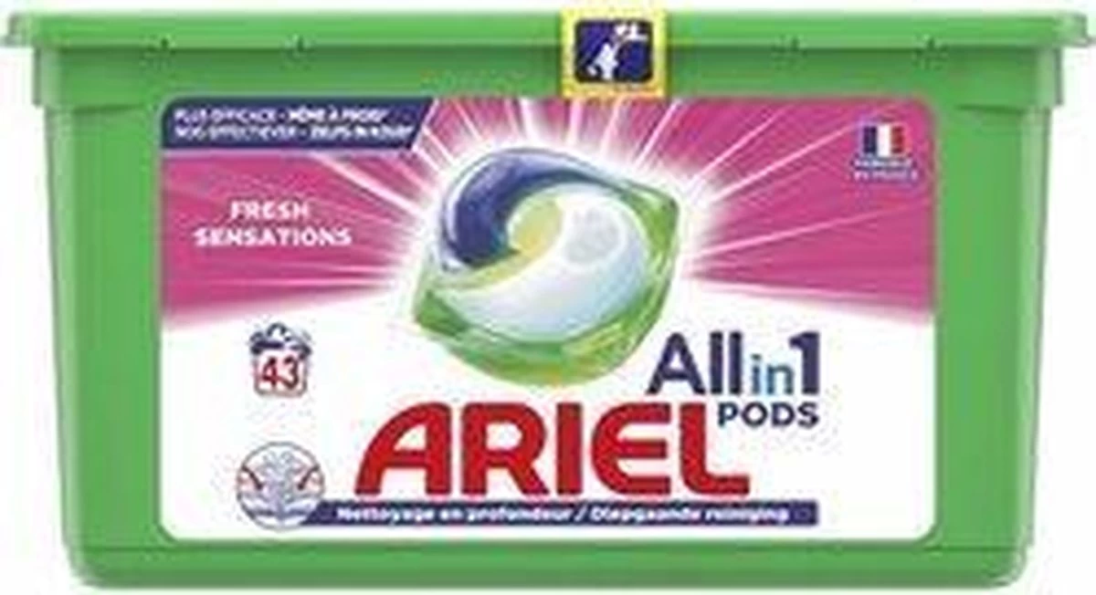 Ariel All In 1 Wasmiddel Pods Fresh Sensations - 3x43 Wasbeurten - Halfjaarbox 14 Ariel All In 1 Wasmiddel Pods Fresh Sensations - 3x43 Wasbeurten - Halfjaarbox - Afbeelding 12