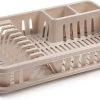 Beige Afdruiprek Met Lekbak 45 X 30 Cm - Keukenbenodigdheden - Afwassen/afdrogen - Afwasrekken - Afdruiprekken Met Lekbak -Huishoudproducten Verkoop 1200x653