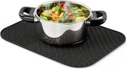 Merkloos Afdruipmat Met GRATIS Afwasborstel - Droogmat - Afdruipmat Siliconen - BPA Vrij - Afdruipmat Voor Afwas - Zwart -Huishoudproducten Verkoop 1200x655