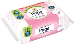 Page Vochtig Toiletpapier - 6 X 74 Stuks - Sensitive Maxi Vochtig Wc Papier - Voordeelverpakking -Huishoudproducten Verkoop 1200x701