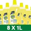 Dettol - Power & Fresh - Allesreiniger - Citrus - 8 X 1 Liter