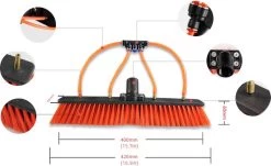 Aqua2Go Telescoopsteel 7,2 Meter - Lichtgewicht Aluminium - 40 Cm. Borstel - Ramen Wassen - Zonnepanelen -Huishoudproducten Verkoop 1200x736 3