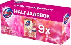 Glorix Aroma Lux Dahlia Flower & Dragonfruit - 9 Toiletblokken - Halfjaarbox - Voordeelverpakking -Huishoudproducten Verkoop 1200x761 1