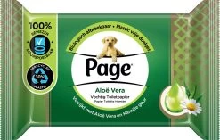 Page Vochtig Toiletpapier - 12 X 38 Stuks - Aloë Vera Vochtig Wc Papier - Voordeelverpakking -Huishoudproducten Verkoop 1200x763 2