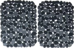 Merkloos Papillon - Gootsteenmat - 40x30 Cm - Kiezels Zwart -Huishoudproducten Verkoop 1200x786