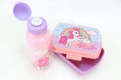 Broodtrommel + Drinkfles Unicorn | Lunchbox Voor Kinderen | Eenhoorn Roze LS03a -Huishoudproducten Verkoop 1200x799 18