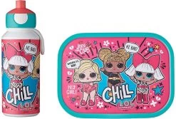Mepal – Lunchset Campus (pu + Lb) – Pop-up Drinkfles En Broodtrommel Voor Kinderen – LOL Suprise – Bento Box – Lekvrij -Huishoudproducten Verkoop 1200x812 1