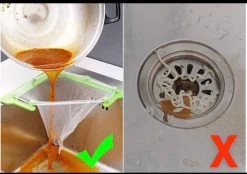 Merkloos Gootsteen Organizer - Gootsteen Afval Netje - Gootsteenontstopper - Spoelbak - Incl. 50 Netjes -Huishoudproducten Verkoop 1200x844 1