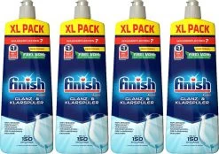 Finish Naspoelmiddel Glansspoelmiddel Regular Vaatwasmiddel 4x 750 Ml