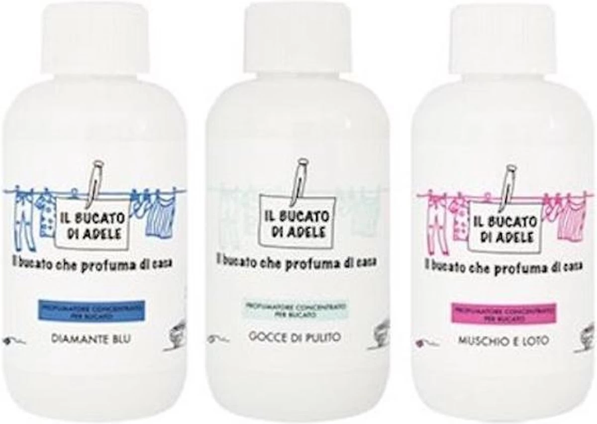 WasparfumBlauwe Diamant, Schone Druppels, Musk & Lotus Set 3 Geuren 150ml 3 WasparfumBlauwe Diamant, Schone Druppels, Musk & Lotus Set 3 Geuren 150ml