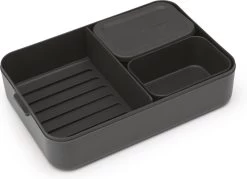 Brabantia Make & Take Bento Lunchbox Incl Bentobox - Large - Kunststof - Dark Grey -Huishoudproducten Verkoop 1200x868 2