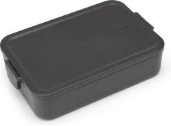 Brabantia Make & Take Bento Lunchbox Incl Bentobox - Large - Kunststof - Dark Grey -Huishoudproducten Verkoop 1200x886