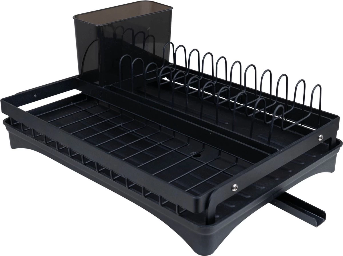 Baulk® - Afdruiprek - Afdruiprek Met Lekbak - Afwas - Droogrek Afwas - RVS - Bestekbak - Modern 3 Baulk® - Afdruiprek - Afdruiprek Met Lekbak - Afwas - Droogrek Afwas - RVS - Bestekbak - Modern