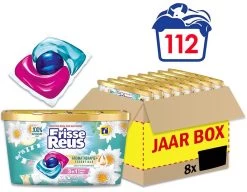 Frisse Reus Power Caps Lotus Amandel Wascapsules - Wasmiddel Capsules - Voordeelverpakking - 8 X 14 Wasbeurten -Huishoudproducten Verkoop 1200x931