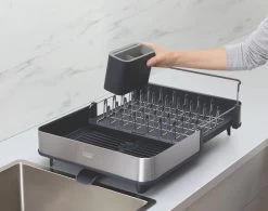 Extend Steel Uitschuifbaar Afdruiprek - Grijs - Joseph Joseph -Huishoudproducten Verkoop 1200x947