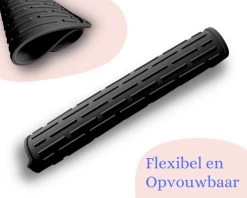 HOMYHON Afdruipmat -Afdruipmat Siliconen -Pannenonderzetter- Antislip -Hittebestendig - Aanrecht Mat -Siliconen Mat - 40 X 46 Cm - Zwart -Huishoudproducten Verkoop 1200x960