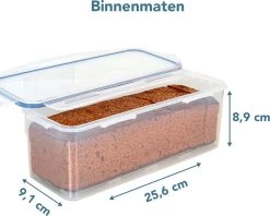 Lock&Lock Vershouddoos - Bewaardoos Met Deksel - Voor Ontbijtkoek Peperkoek En Cake - Cakedoos - 100% Luchtdicht - 2 Liter -Huishoudproducten Verkoop 1200x963 5