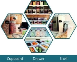 Empyrea Set Van 24 Luchtdichte Vershouddozen, Voorraad Bussen Opslag En Organisatie, Keuken En Voedselcontainer, Voorraadpotten Van Kunststof, BPA-vrij, 72 Etiketten, 3 Markers En 8 Lepels Meegeleverd | Keuken Organizer Voorraadcontainers 10 Empyrea Set Van 24 Luchtdichte Vershouddozen, Voorraad Bussen Opslag En Organisatie, Keuken En Voedselcontainer, Voorraadpotten Van Kunststof, BPA-vrij, 72 Etiketten, 3 Markers En 8 Lepels Meegeleverd | Keuken Organizer Voorraadcontainers -Huishoudproducten Verkoop 1200x966 2