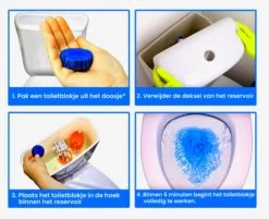 Merkloos Toiletblokjes Voor Inbouwreservoirs – WC-blokjes – Toiletblokken In Een Voordeelverpakking – 30 Stuks -Huishoudproducten Verkoop 1200x976