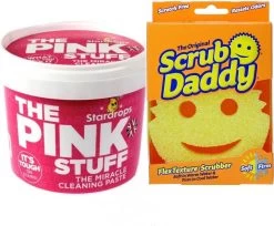 Stardrops The Pink Stuff Het Wonder Schoonmaakmiddel - 500g - Allesreiniger - Inclusief 1 Scrub Daddy Schuurspons