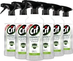 Cif Disinfect & Shine Original Desinfectie Spray - 6 X 500 Ml - Voordeelverpakking -Huishoudproducten Verkoop 1200x998