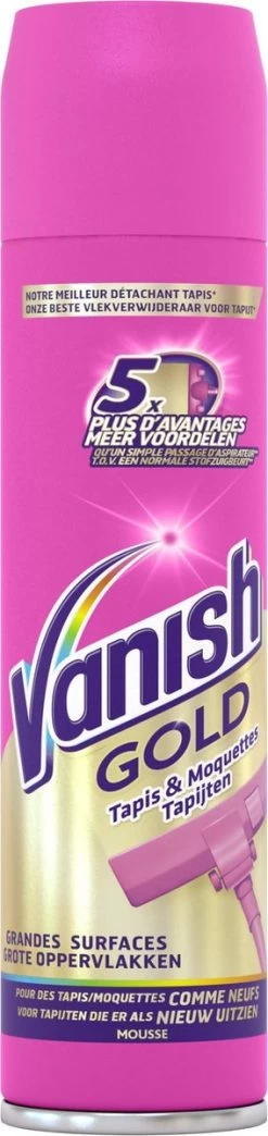 Vanish Gold Mousse Voor Tapijt Vlekkenverwijderaar - 600 Ml -Huishoudproducten Verkoop 284x1200 1