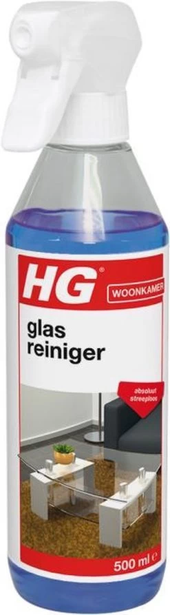 HG Glasreiniger - 500ml - 100% Streeploze Glans - Snel Droog