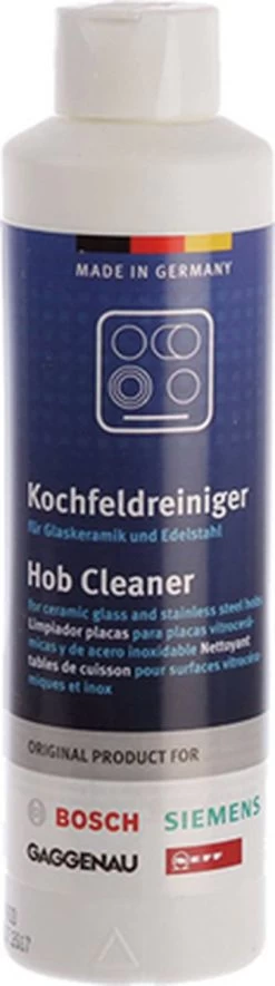 Bosch / Siemens Kookplaat Reiniger - 250 Ml -Huishoudproducten Verkoop 335x1200 1