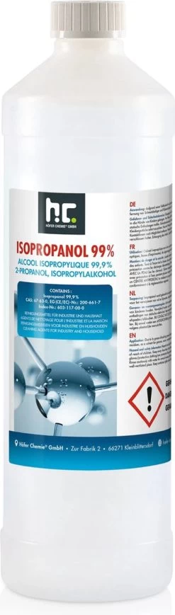 Isopropyl Alcohol - Isopropanol - IPA - Isopropyl - 99,9% Zuiver - 1000ml - Inclusief Trechter 11 Isopropyl Alcohol - Isopropanol - IPA - Isopropyl - 99,9% Zuiver - 1000ml - Inclusief Trechter -Huishoudproducten Verkoop 341x1200 1