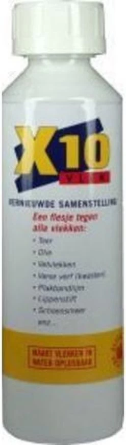 X10 Vlekken - 250 Ml - Vlekverwijderaar -Huishoudproducten Verkoop 341x1200