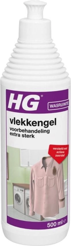 HG Vlekken Voorbehandeling Gel Extra Sterk - 500 Ml - Verwijdert De Allerergste Vlekken = Met Actieve Zuurstof -Huishoudproducten Verkoop 349x1200