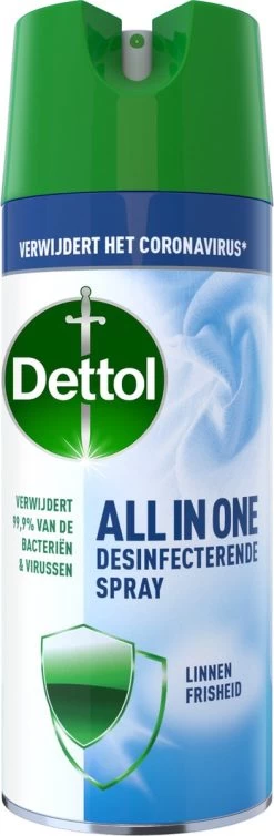 Dettol All In One Disinfectant Spray Linen - 400ml -Huishoudproducten Verkoop 393x1200