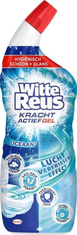 Witte Reus Toiletreiniger - Kracht Actief Gel Oceaan - Voordeelverpakking 10 X 700ml -Huishoudproducten Verkoop 393x1200 3