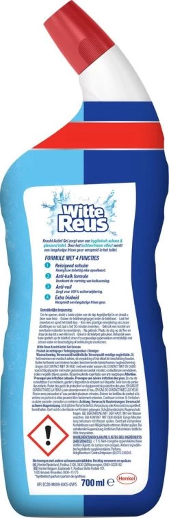 Witte Reus Toiletreiniger - Kracht Actief Gel Oceaan - Voordeelverpakking 10 X 700ml -Huishoudproducten Verkoop 393x1200 4