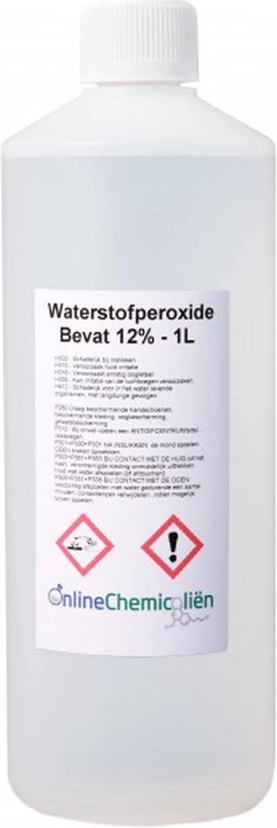 Waterstofperoxide 12% - Hydrogen Peroxide - 1liter 3 Waterstofperoxide 12% - Hydrogen Peroxide - 1liter