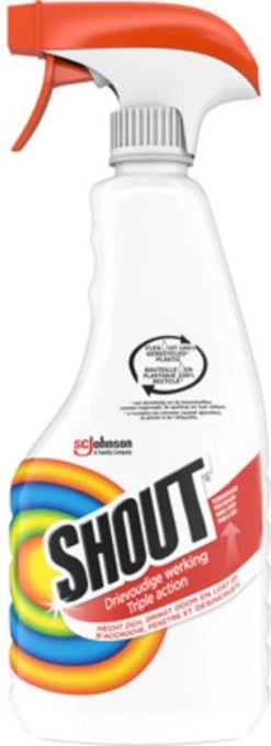 Mr Muscle Shout Vlekkenoplosser Triple Action - Spray - 2 X 500 Ml 9 Mr Muscle Shout Vlekkenoplosser Triple Action - Spray - 2 X 500 Ml -Huishoudproducten Verkoop 436x1200