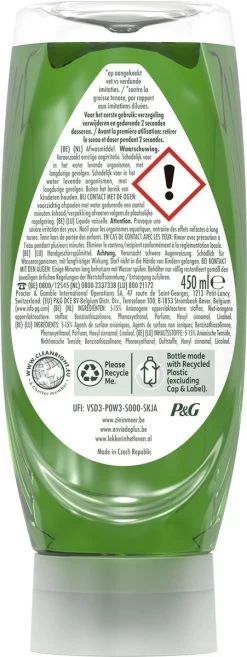 Dreft MaxPower - Vloeibaar Afwasmiddel - Voordeelverpakking 8 X 450 Ml -Huishoudproducten Verkoop 451x1200 2