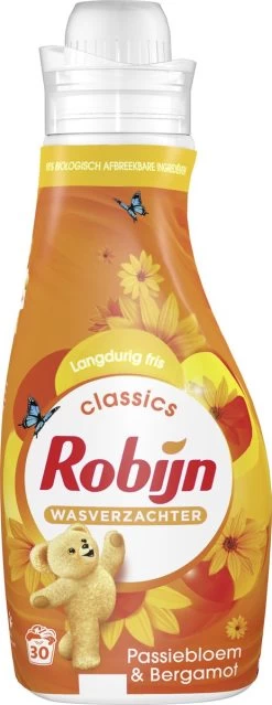 Robijn Classics Passiebloem & Bergamot Wasverzachter - 4 X 30 Wasbeurten - Voordeelverpakking -Huishoudproducten Verkoop 464x1200 11