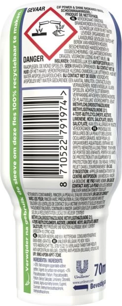 Cif Power & Shine Badkamer Ecorefill Capsule - 10 X 70 Ml - Voordeelverpakking -Huishoudproducten Verkoop 478x1200 6