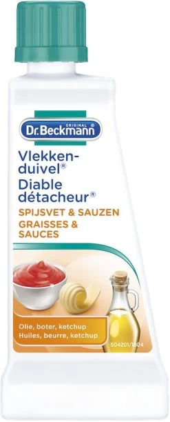 Dr. Beckmann Vlekkenduivel Spijsvet & Sauzen 50 Ml -Huishoudproducten Verkoop 484x1200
