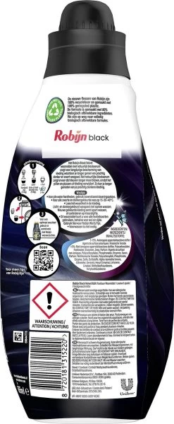 Robijn Klein & Krachtig Classics Black Velvet Vloeibaar Wasmiddel - 8 X 19 Wasbeurten - Voordeelverpakking -Huishoudproducten Verkoop 494x1200