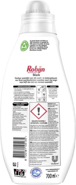 Robijn Vloeibaar Wasmiddel Black 8 X 700ml 112 Wasbeurten 11 Robijn Vloeibaar Wasmiddel Black 8 X 700ml 112 Wasbeurten -Huishoudproducten Verkoop 495x1200 2