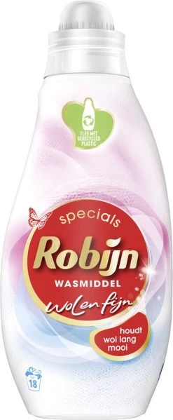 Robijn Specials Wol & Fijn Vloeibaar Wasmiddel 18 Wasbeurten -Huishoudproducten Verkoop 495x1200 4