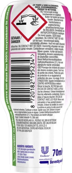 Cif CleanBoost Power & Shine Allesreiniger Ecorefill Capsules - 10 X 70 Ml - Voordeelverpakking -Huishoudproducten Verkoop 500x1200