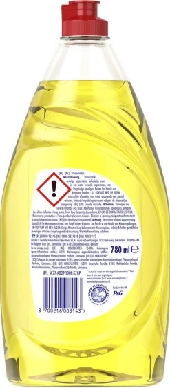 Dreft Platinum - Quickwash - Citroen - Vloeibaar Afwasmiddel - Voordeelverpakking 8 X 780 Ml -Huishoudproducten Verkoop 528x1200 2