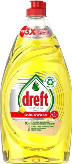 Dreft Platinum - Quickwash - Citroen - Vloeibaar Afwasmiddel - Voordeelverpakking 8 X 780 Ml -Huishoudproducten Verkoop 529x1200 3