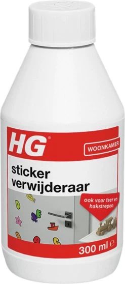 HG Stickerverwijderaar - 300ml - Eenvoudig In Gebruik - 100% Lijmrestenverwijdering -Huishoudproducten Verkoop 531x1200 1